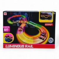 Трек Magic Track Lumimous Rail 199 елементів батар. світиться в темряві короб. 35,2*7,2*25см