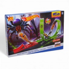 Трек Hot Wheels з інерційною машинкою, в коробці