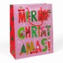 Пакет паперовий подарунковий 26х32х12 см Merry Christmas (Art studio of Happiness)