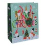 Пакет паперовий подарунковий 26х32х12 см Merry Christmas (Art studio of Happiness)