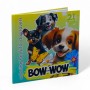 Розмальовка інтегральна, Bow-Wow, 16 х 16 см, 24 аркуша (Art studio of Happiness)