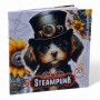 Розмальовка інтегральна, Steampunk 2, 16 х 16 см, 24 аркуша (Art studio of Happiness)