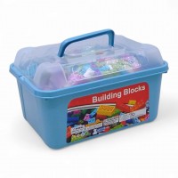 Конструктор пластиковий Building Blocks, 1000 деталей (голубой)