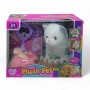 Игровой набор со зверьком "Plush Pet. Котик белый с серым ушком" (MiC)