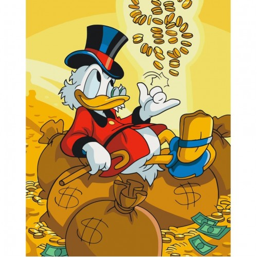 Картина по номерах "Scrooge McDuck (Скрудж МакДак)" 40x50 см (art craft)