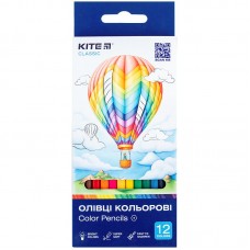 Олівці кольорові, 12 шт. Kite Classic