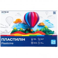 Пластилін, 24 кольори, 480 г. Kite Classic