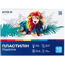 Пластилін, 18 кольорів, 360 г. Kite Classic