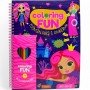 Набор для творчества "Coloring fun" (раскраска с карандашами), для девочек (Апельсин)
