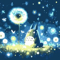 Картина по номерах зі світлодіодною підсвіткою 