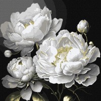 Картина по номерам с красками металлик 