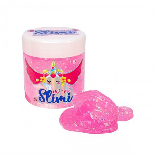 Слайм "Mi-mi Slimi" з фольгою 150 г, рожевий (Strateg)