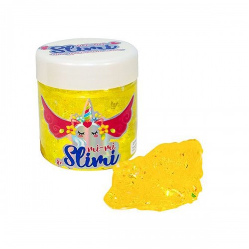 Слайм "Mi-mi Slimi" з фольгою 150 г, жовтий (Strateg)