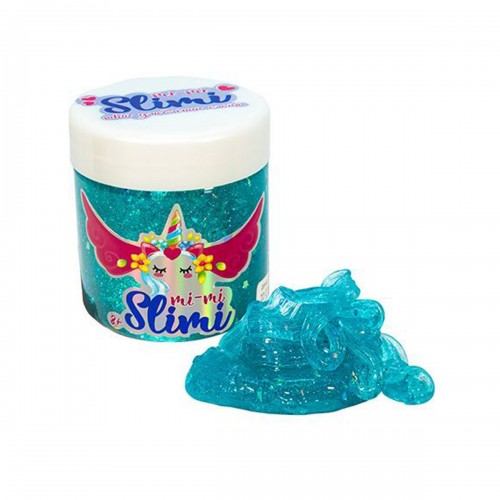 Слайм "Mi-mi Slimi" з фольгою 150 г, блакитний (Strateg)
