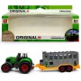 Машинка "Трактор з причепом", 20,5 см (зелений) (SunQ toys)