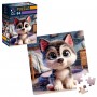 Пазли "De.tail. Малюк хаскі" 64 деталі (Vladi Toys)