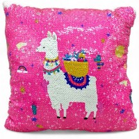 М'яка подушка з паєтками 