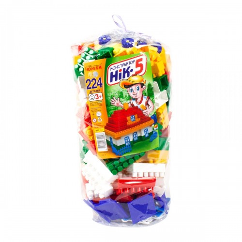 Конструктор "НИК-5", 224 дет (Unika)