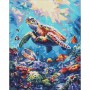 Алмазна мозаїка "Морський спокій" 40х50 см (Ідейка)
