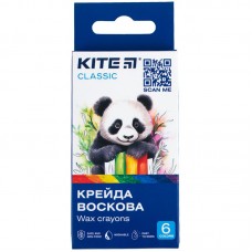 Крейда воскова, 6 кольорів Kite Classic