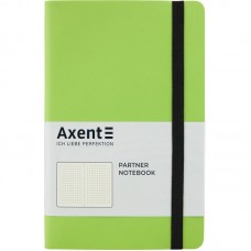 Книга записная Partner Soft, 125*195, 96 л, точ., салатовая