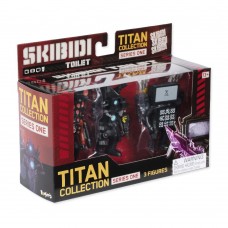 Набор коллекционных фигурок Skibidi Toilet Titan 3-Pack