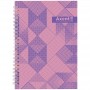 Блокнот на спирали твердая обл., А5, 96 л. №36 (Axent)