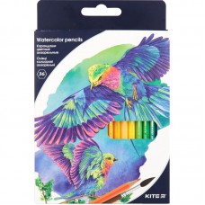 Олівці кольорові акварельні, 36 шт. Kite