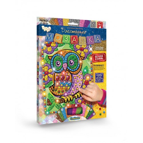 Набір для творчості, "Блискуча мозаїка" (Dankotoys)