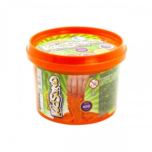 Кінетичний пісок "KidSand", помаранчевий, 400г (Dankotoys)