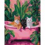 Картина по номерах "Котики в ванній" 40х50 см (art craft)