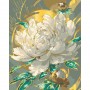 Картина за номерами з фарбами металік "Сяюча півонія" 40x50 см (art craft)