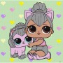Картина за номерами "L.O.L. Surprise! TroopSurprise Kitty Queen With Kitty" 40х40 см (Ідейка)