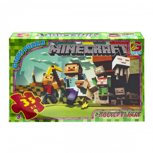 Пазлы "Майнкрафт", 35 эл (Gtoys)