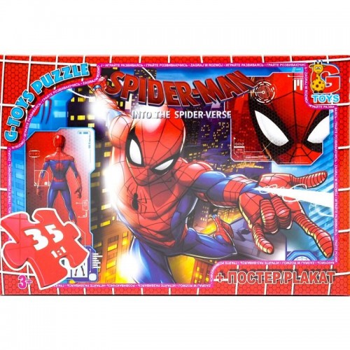 Пазлы "Человек-паук", 35 эл (Gtoys)