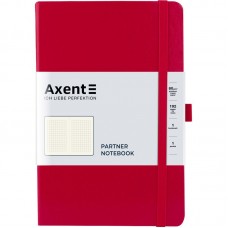 Книга записная Partner, 125*195, 96 л, клет, красн