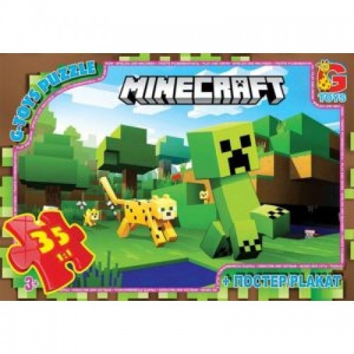 Пазли "Minecraft" (Майнкрафт)", 35 ел (Gtoys)