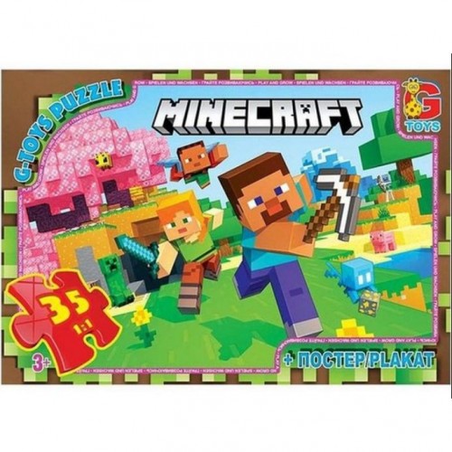 Пазли "Minecraft" (Майнкрафт)", 35 ел (Gtoys)