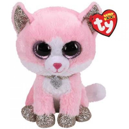 Детская игрушка мягкая TY Beanie Boo's 38012 Лис глазастик MEADOW 25см (TY)