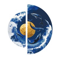 Картина по номерам с красками металлик 