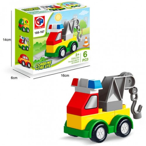 Конструктор "Евакуатор, 6 деталей (Kids Home Toys)
