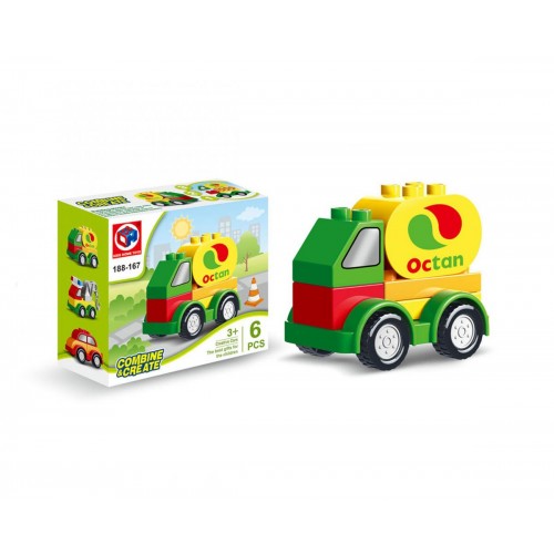 Конструктор "Газовоз", 6 деталей (Kids Home Toys)