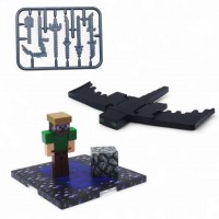 Магнитный набор Minecraft– основа, куб-блок, фигурка, моб, оружие