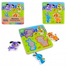 Игрушка деревянная Рамка-вкладыши Ферма 15 х 15 см