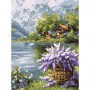 Картина по номерах "Бузковий кошик" 30х40 см (Ідейка)