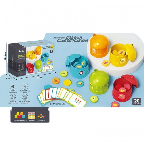 Игра развивающая "Сортер: Классификация цветов" (QML)