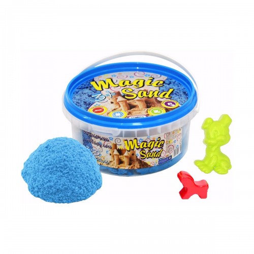 Кинетический песок "Magic Sand", 350 г (голубой) (Starteg)