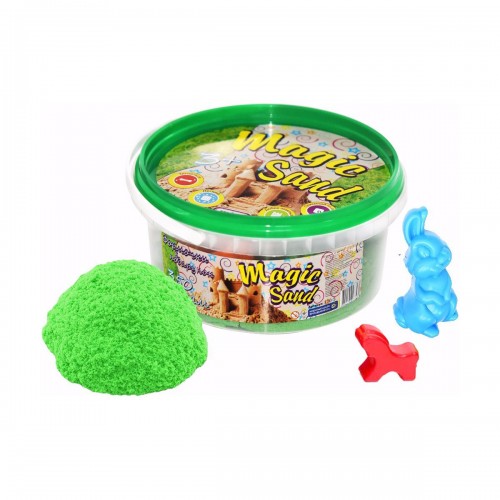 Кінетичний пісок "Magic Sand", 350 г (зелений) (Starteg)