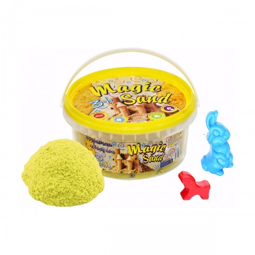 Кинетический песок "Magic Sand", 350 г (желтый) (Starteg)