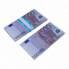 Сувенирные деньги 500 евро, 80 купюр